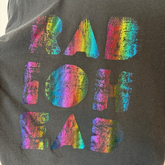 W.A.S.T.E. Radiohead In Rainbows Concert T Shirt In Black Size Small - Picture 1 of 6
